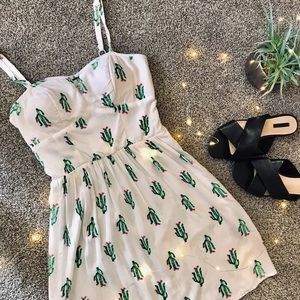 Patterned Cactus Dress